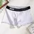 Imagem do Cueca boxer masculina 100% algodão, cueca para dormir, calcinha masculina confortável plus size, roupa íntima boxer hombre 4xl