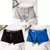 Cueca boxer masculina 100% algodão, cueca para dormir, calcinha masculina confortável plus size, roupa íntima boxer hombre 4xl - Maniadevocê
