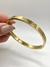 Bracelete inspiração Cartier 6mm banhada a ouro 18k, à prova d´água - comprar online