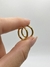 Argola lisa banhada a ouro 18k, à prova d´agua (11mm) - comprar online