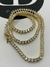 Gargantilha riviera zircônias 3mm banhada a ouro 18k (40cm - fecho gaveta) - comprar online