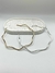 Choker aro onda do mar 3mm banhada prata 925 - comprar online