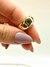 Anel água marinha - esmeralda - ametista banhado a ouro 18k (tam 14) - comprar online