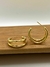 Argola dupla banhada à Ouro 18k, à prova d´água - comprar online