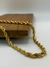 Colar cordão baiano 5mm banhado a ouro 18k, à prova d´água - comprar online