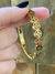 Bracelete flores com miolo em zircônia cristal, inspiração, 9mm banhada a ouro 18k, à prova d´água - comprar online