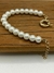 Pulseira pérola de água doce banhada a ouro 18k (18cm) - comprar online