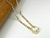 Choker grumet gota cristal banhada a ouro 18k, 35/40cm - comprar online