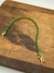 Pulseira riviera esmeralda 3mm banhada a ouro 18k (18cm) - comprar online