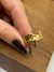 Anel orgânico ajustável à prova d'água banhado a ouro 18k - tam 17 - comprar online