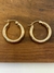Argola tubo 2,5mm banhada a ouro 18k - comprar online