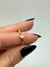 Anel solitário 4mm à prova d´água banhado a ouro 18k (tam 16/17) - comprar online