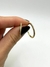 Brinco argola cravejada 2cm banhado a ouro 18k - comprar online