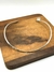 Choker aro banhada a prata 925 3mm - comprar online