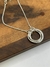 Pulseira 3 elos, sendo um cravejado, banhada a Prata 925 (design autoral) - comprar online