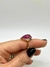 Anel gota ametista fusion com a borda cravejada colorida banhado a ouro 18k (tam 14/15) - Paula Bruhn
