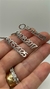 Pingente personalizado data banhado a ouro 18k (chapa lisa) na internet