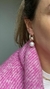 Argola pérolas banhada a ouro 18k (modelo duplo de brinco, pois as pérolas podem ser retiradas) - Paula Bruhn