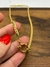 Colar trama fecho bóia banhado à ouro 18k à prova d'água - comprar online
