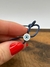 Pulseira fio marinho pingente olho grego em Prata 925 com banho de ródio branco - Paula Bruhn