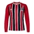 Camisa São Paulo II 25/26 manga longa - Torcedor New Balance Masculina - Vermelha e preta