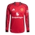 Camisa Manchester United I 25/26 manga longa - Torcedor Adidas Masculina - Vermelha com detalhes em preto