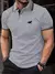 Nova camiseta masculina clássico de manga curta camisa polo verão topo casual