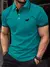 Nova camiseta masculina clássico de manga curta camisa polo verão topo casual - comprar online