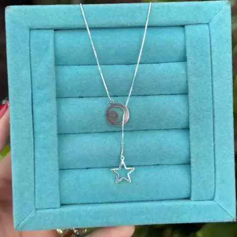 Gravatinha Regulável Lua e Estrela - comprar online