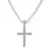 Conjunto corrente + relógio + pulseira na cor prata na internet