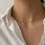 Conjunto 3 colares, ouro 14k á prova d'água na internet
