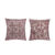 Capa Para Almofada Grécia 1 Peça 45cm x 45cm 60% Algodão Tecido Jacquard Com Zíper