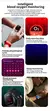 Imagem do Smartwatch com chamada de dente azul para homens e mulheres, 1,01 ", lanterna, e