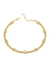 Pulseira tripla de elo com plaquinhas
