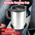 Água café leite caneca térmica acampamento viagem chaleira 12v 450ml aquecime - comprar online
