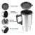 Água café leite caneca térmica acampamento viagem chaleira 12v 450ml aquecime - Utilidades e ofertas