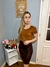 Blusinha Suede Manguinha Com Babados - comprar online