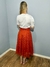 Conjunto Modesto Saia Renda e Blusa Laço - Lauriê Lourenço Store