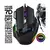 Nylon LED Mouse para Gamer, USB, 7 teclas, Iluminação