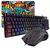 Combo Gamer Teclado Semi-mecânico Mouse Led Rgb Mouse Pad