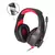 Onikuma K1-B Pro Gamer Headset, Preto, Vermelho, Profissional - Future Gamer