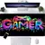 Neon controlador de jogos arte mouse pad grande pc tapete tapetes acessório de mesa de jogos slipmat 900x400mm tapete de mesa para computador de mesa