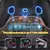 Imagem do Para ps4 ps3 bt controlador sem fio sem atraso dupla vibração 6 eixos joysticks gamepad pc gaming controle remoto com turbo