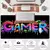Neon controlador de jogos arte mouse pad grande pc tapete tapetes acessório de mesa de jogos slipmat 900x400mm tapete de mesa para computador de mesa