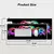 Neon controlador de jogos arte mouse pad grande pc tapete tapetes acessório de mesa de jogos slipmat 900x400mm tapete de mesa para computador de mesa - comprar online