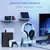 Imagem do Fone de ouvido para jogos BINNUNE com microfone para PS4 PS5 Xbox Series X | S Xbox One PC Switch Fones de ouvido para jogos com fio para Playstation 5 Xbox 1