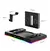 Ipega PG-XBX028S doca de carregamento para xbox série x rgb base ventilador refrigeração controlador jogo lidar com carregador tipo c com suporte fone ouvido - comprar online