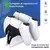 Estação de carregamento DualSense tipo C para PS5 Carregamento duplo Suporte para carregador de dock para o controle de jogo sem fio DualSense do PlayStation 5 na internet