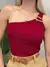 Blusa Feminina em Ribana Ombro Único com Fivela Roseli Ref. 1446