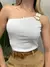 Blusa Feminina em Ribana Ombro Único com Fivela Roseli Ref. 1446 - loja online
